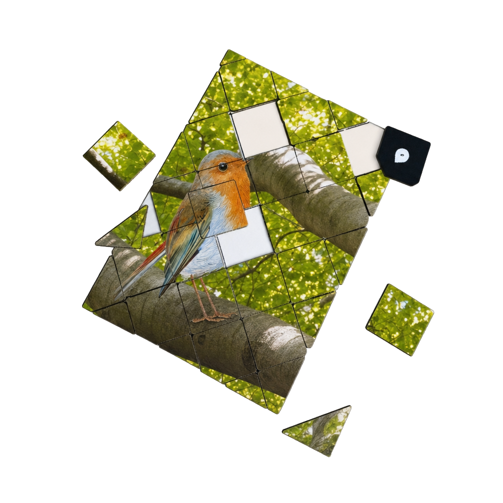 Birds Tree A4 puzzle thumbnail